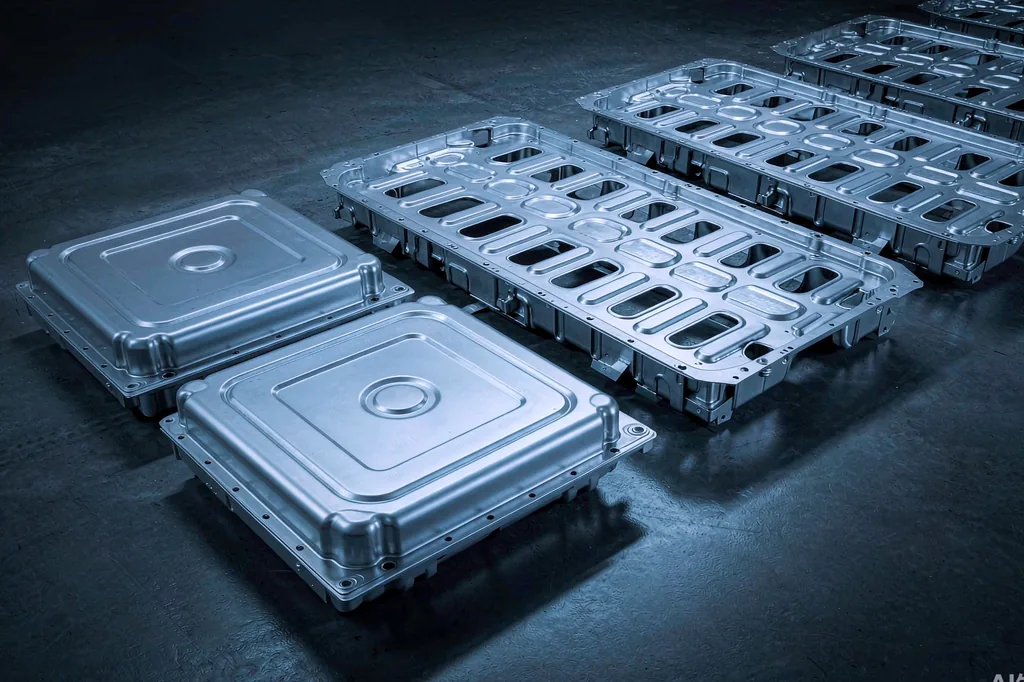 Deep drawn aluminium EV battery trays and housings