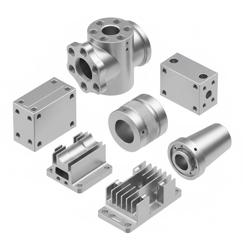 High Precision CNC Machining Parts - Custom Aluminum & Stainless Steel Component